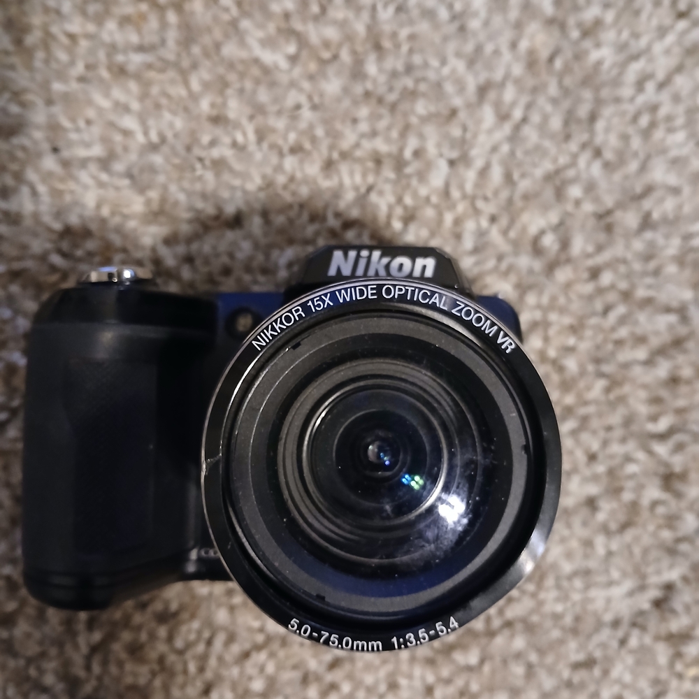 Nikon L110 Black Digital Camera with Optical Zoom For Parts Or Repair